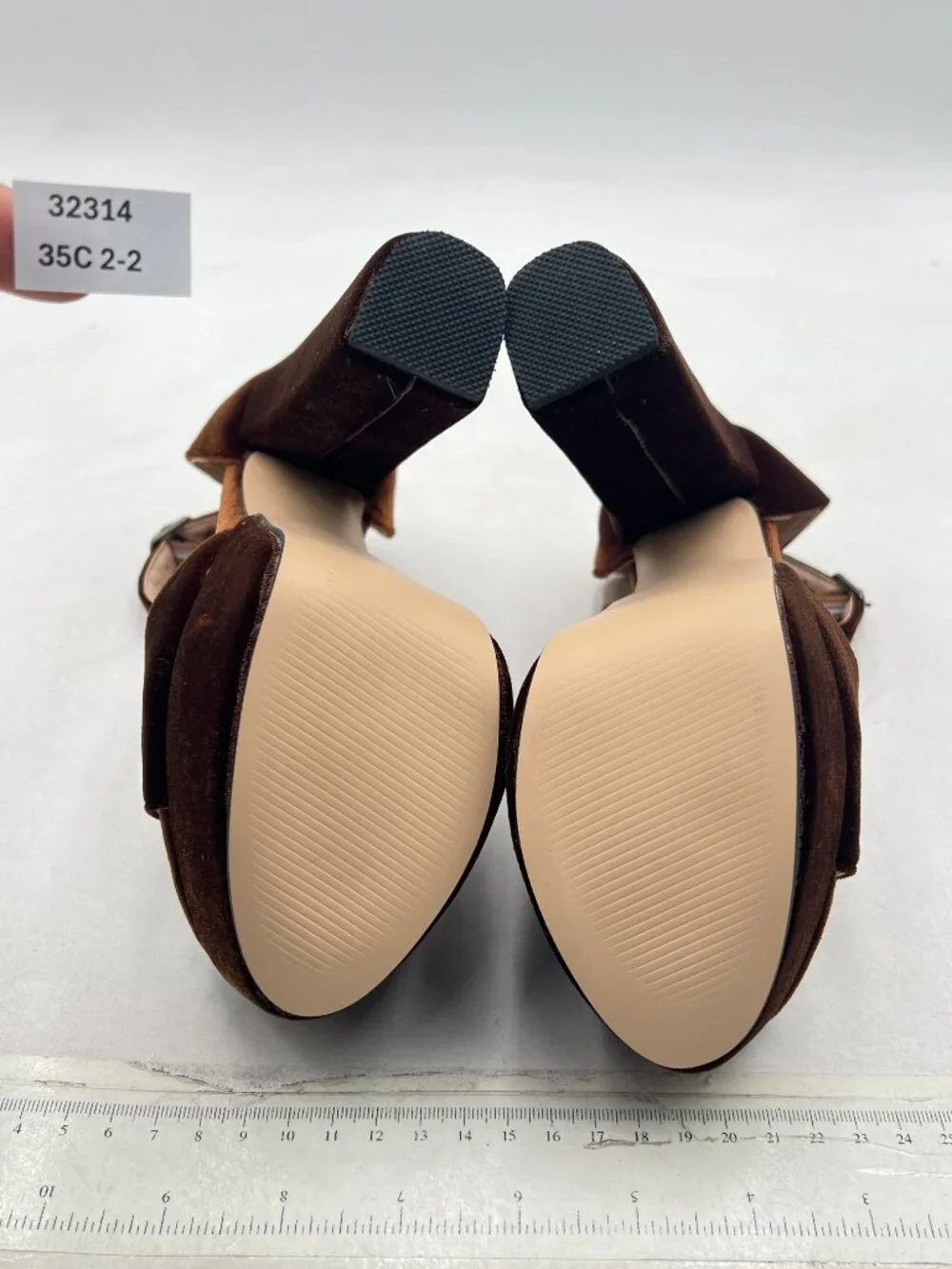 FSJ Brown Sexy Ankle Strap Platform Sandal Chunky High Heel Open Toe Summer Shoe